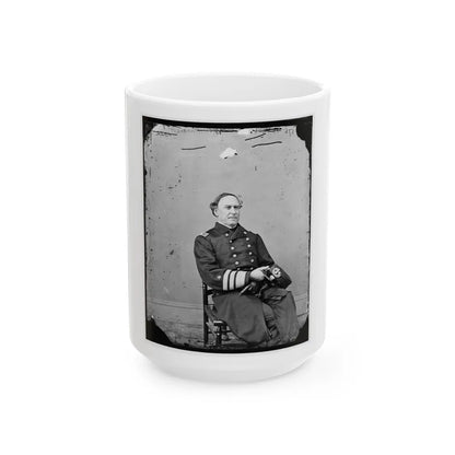 Admiral David Glasgow Farragut (U.S. Civil War) White Coffee Mug-15oz-Go Mug Yourself