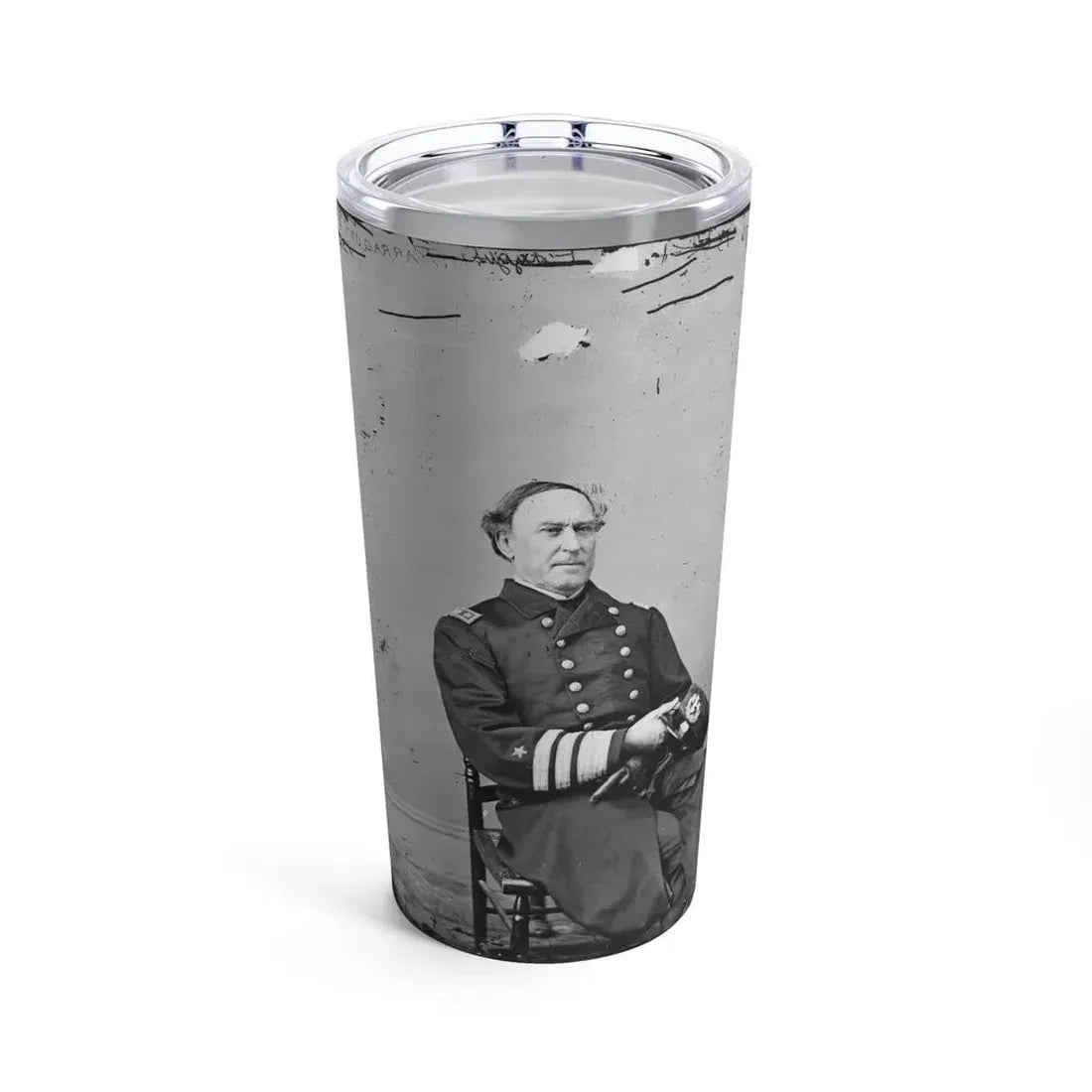 Admiral David Glasgow Farragut (U.S. Civil War) Tumbler 20oz 20oz - Go Mug Yourself