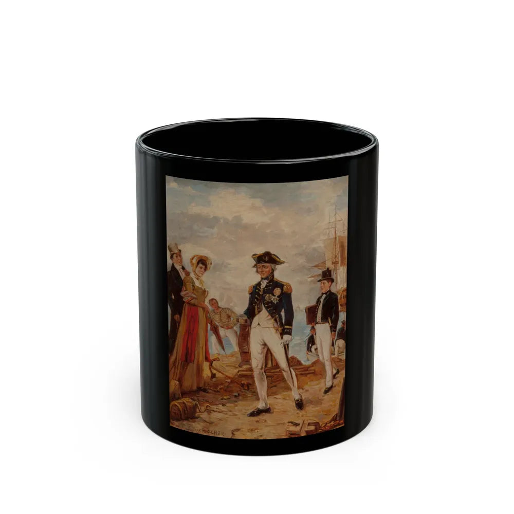 Admiral Nelson - Black Coffee Mug-11oz-Go Mug Yourself