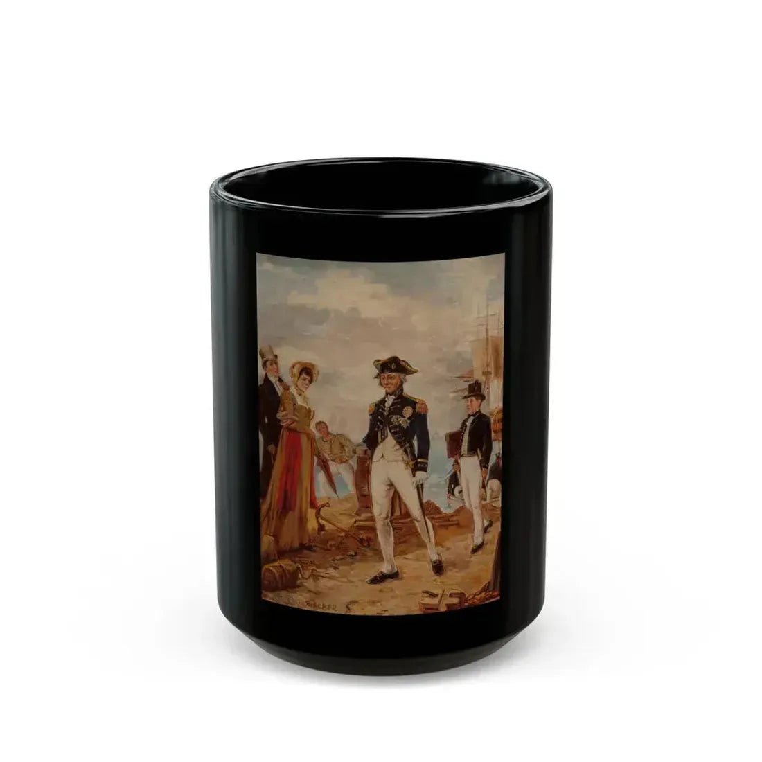 Admiral Nelson - Black Coffee Mug 15oz - Go Mug Yourself