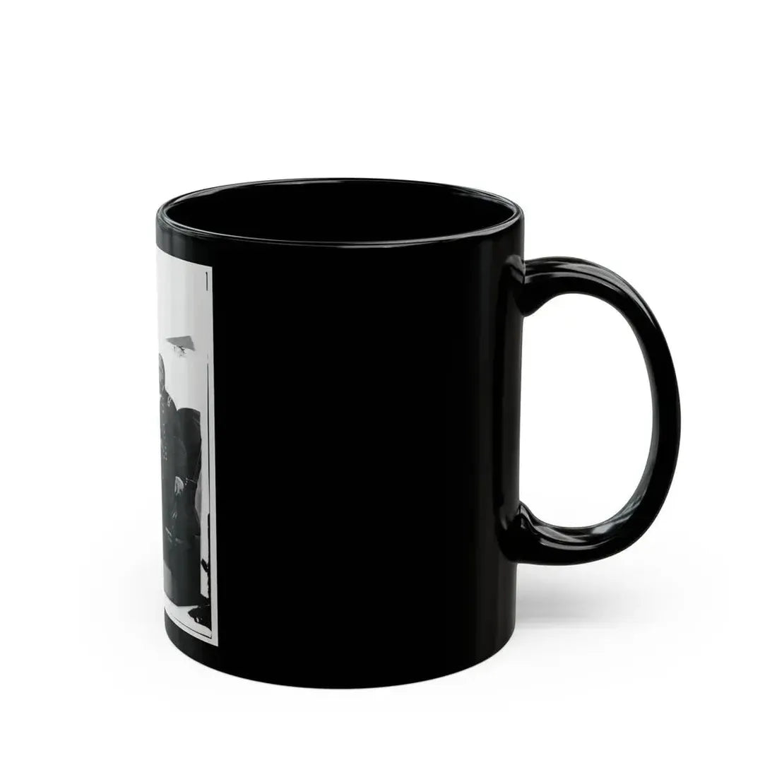 Admiral Porter And General Meade. (U.S. Civil War) Black Coffee Mug - Go Mug Yourself