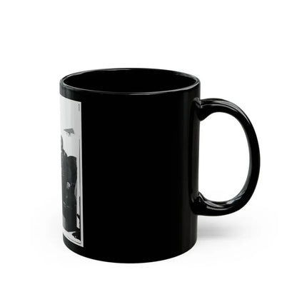 Admiral Porter And General Meade. (U.S. Civil War) Black Coffee Mug - Go Mug Yourself