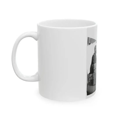 Admiral Porter And General Meade. (U.S. Civil War) White Coffee Mug - Go Mug Yourself