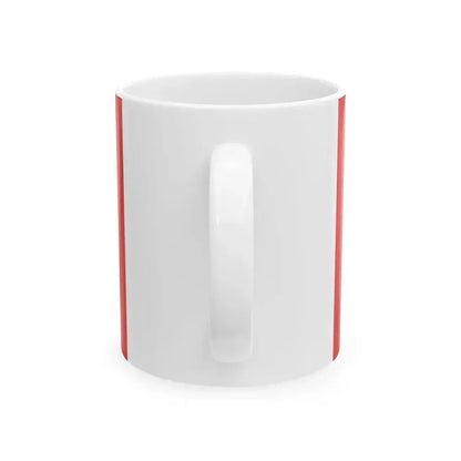 Admiralty flag of Hamburg (Germany) White Coffee Mug - Go Mug Yourself
