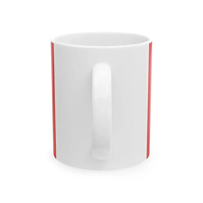Admiralty flag of Hamburg (Germany) White Coffee Mug - Go Mug Yourself