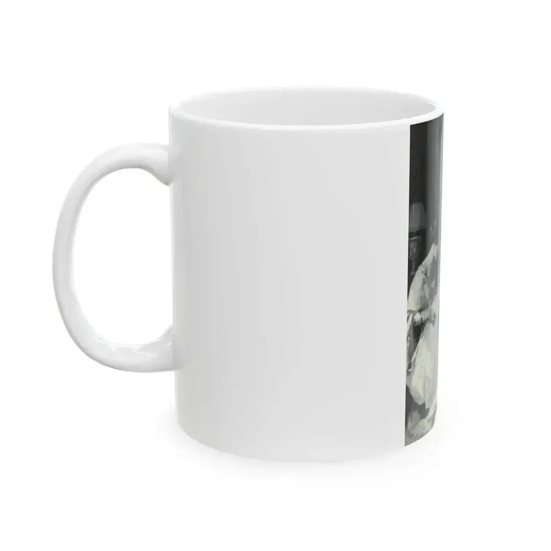 Admiring Baby, story illustration, 1914 - White Coffee Mug - Go Mug Yourself