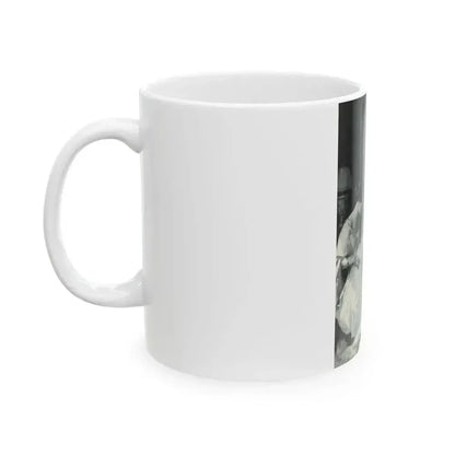 Admiring Baby, story illustration, 1914 - White Coffee Mug - Go Mug Yourself