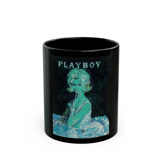 Admiring the View, Playboy, 1965 - Black Coffee Mug 11oz - Go Mug Yourself