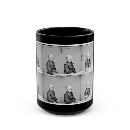 Adml. Shubrick, U.S.N. (U.S. Civil War) Black Coffee Mug 15oz - Go Mug Yourself