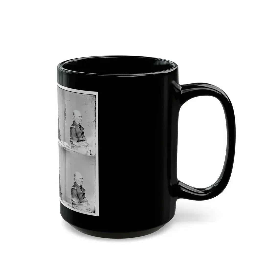 Adml. Shubrick, U.S.N. (U.S. Civil War) Black Coffee Mug - Go Mug Yourself
