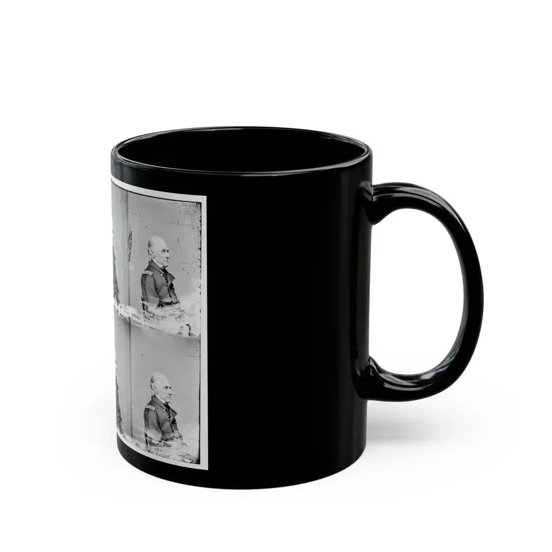Adml. Shubrick, U.S.N. (U.S. Civil War) Black Coffee Mug - Go Mug Yourself
