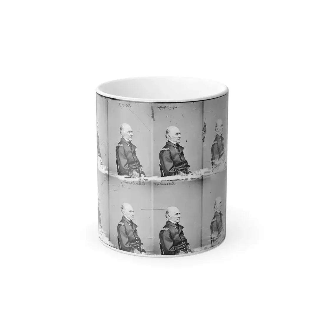 Adml. Shubrick, U.S.N. (U.S. Civil War) Color Changing Coffee Mug 11oz - Go Mug Yourself