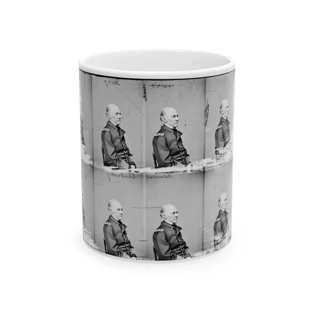 Adml. Shubrick, U.S.N. (U.S. Civil War) White Coffee Mug 11oz - Go Mug Yourself