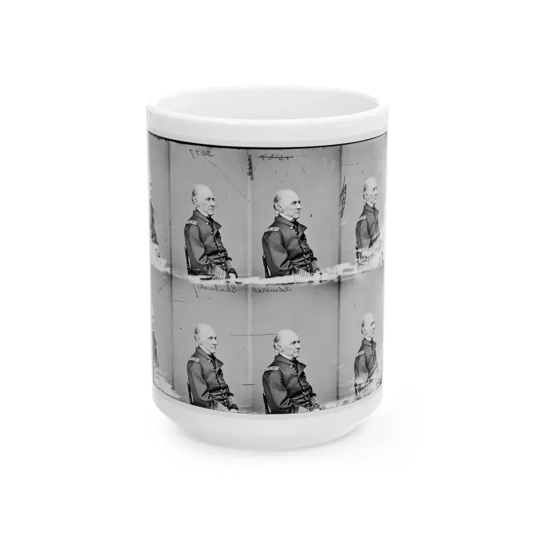 Adml. Shubrick, U.S.N. (U.S. Civil War) White Coffee Mug 15oz - Go Mug Yourself