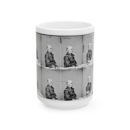 Adml. Shubrick, U.S.N. (U.S. Civil War) White Coffee Mug 15oz - Go Mug Yourself