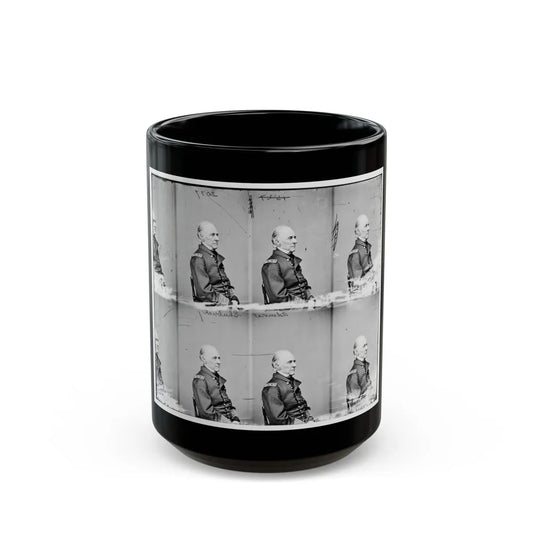 Adml. Shubrick, U.S.N. (U.S. Civil War) Black Coffee Mug-15oz-Go Mug Yourself