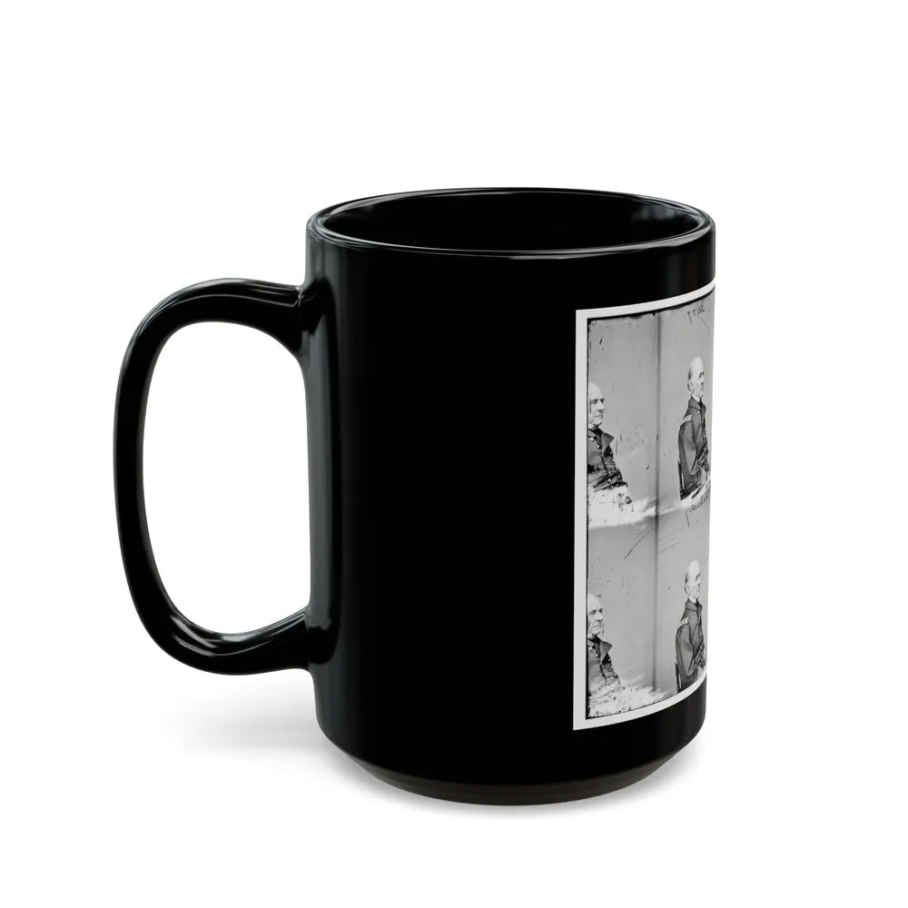 Adml. Shubrick, U.S.N. (U.S. Civil War) Black Coffee Mug-Go Mug Yourself