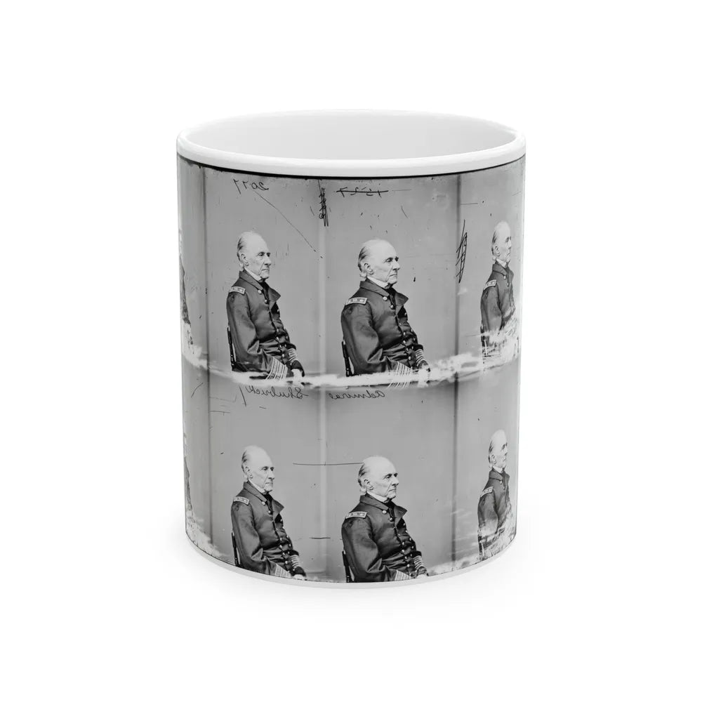 Adml. Shubrick, U.S.N. (U.S. Civil War) White Coffee Mug-11oz-Go Mug Yourself