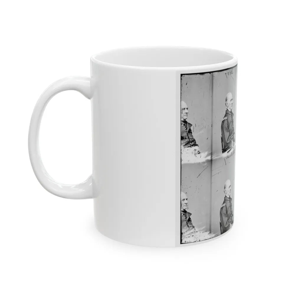 Adml. Shubrick, U.S.N. (U.S. Civil War) White Coffee Mug-Go Mug Yourself