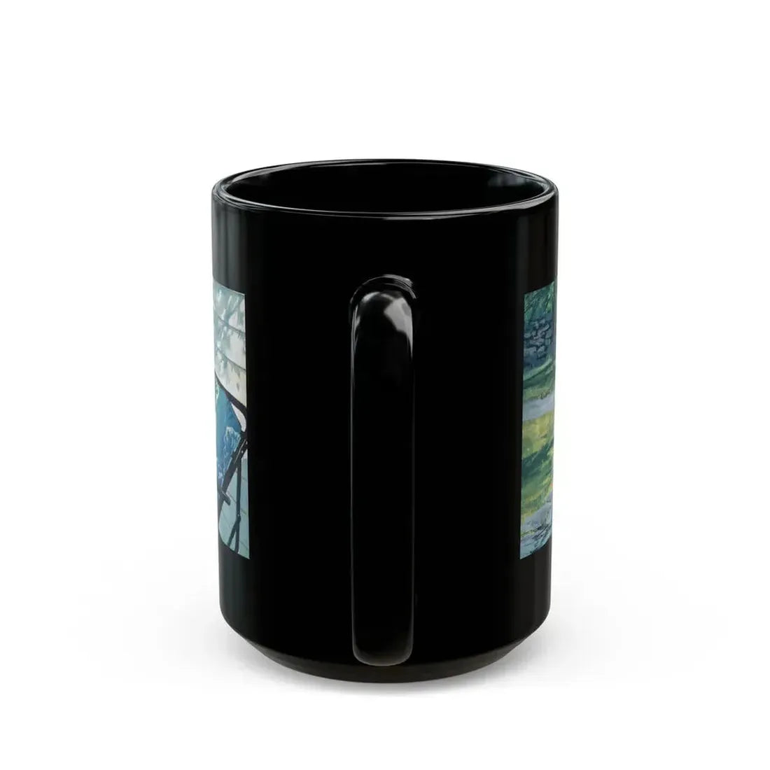 Adolescent Afternoon, The Saturday Evening Post, January 31, 1959 - Black Coffee Mug - Go Mug Yourself