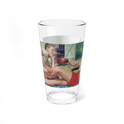 Adolescent Afternoon, The Saturday Evening Post, January 31, 1959 (Magazine Illustration) Pint Glass 16oz-16oz-Go Mug Yourself