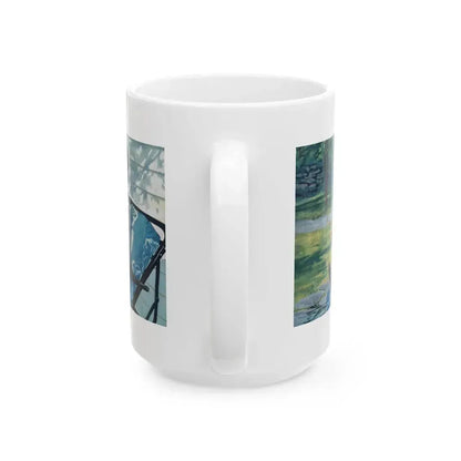 Adolescent Afternoon, The Saturday Evening Post, January 31, 1959 - White Coffee Mug - Go Mug Yourself