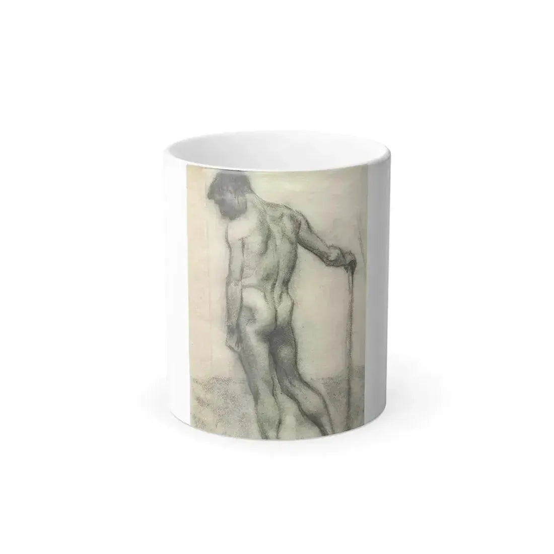 Adolf Hitler (1889-1945) Sketch of a Male Figure - Color Changing Mug 11oz 11oz - Go Mug Yourself