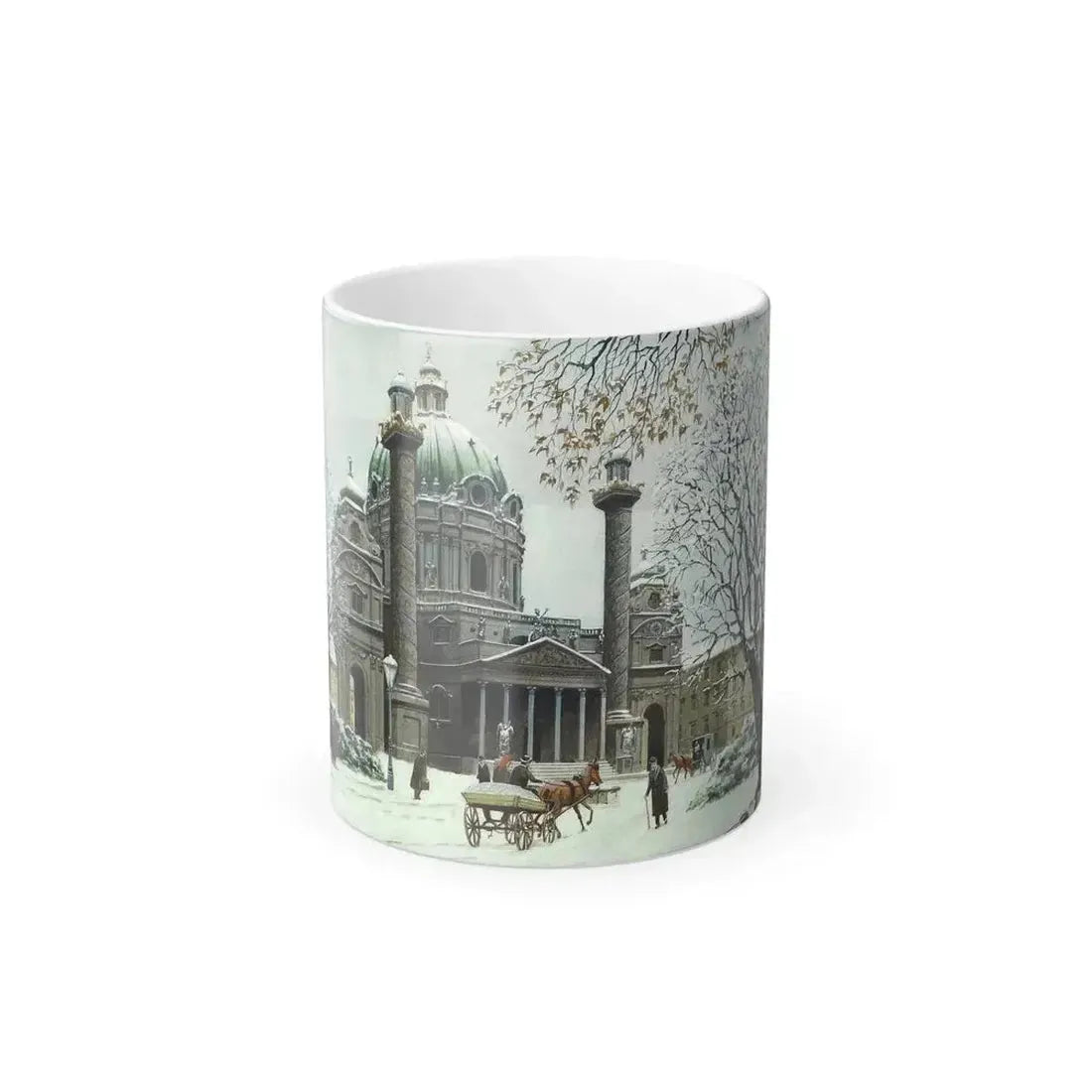 Adolf Hitler (1889-1945) St Charles's Church Vienna - Color Changing Mug 11oz 11oz - Go Mug Yourself