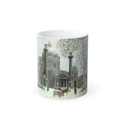 Adolf Hitler (1889-1945) St Charles's Church Vienna - Color Changing Mug 11oz 11oz - Go Mug Yourself