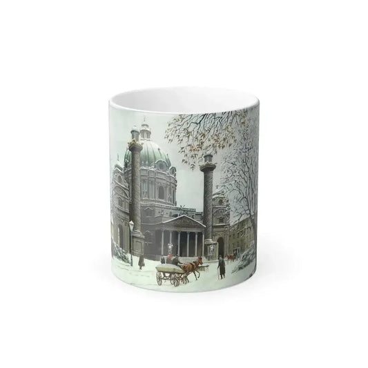 Adolf Hitler (1889-1945) St Charles's Church Vienna - Color Changing Mug 11oz 11oz - Go Mug Yourself
