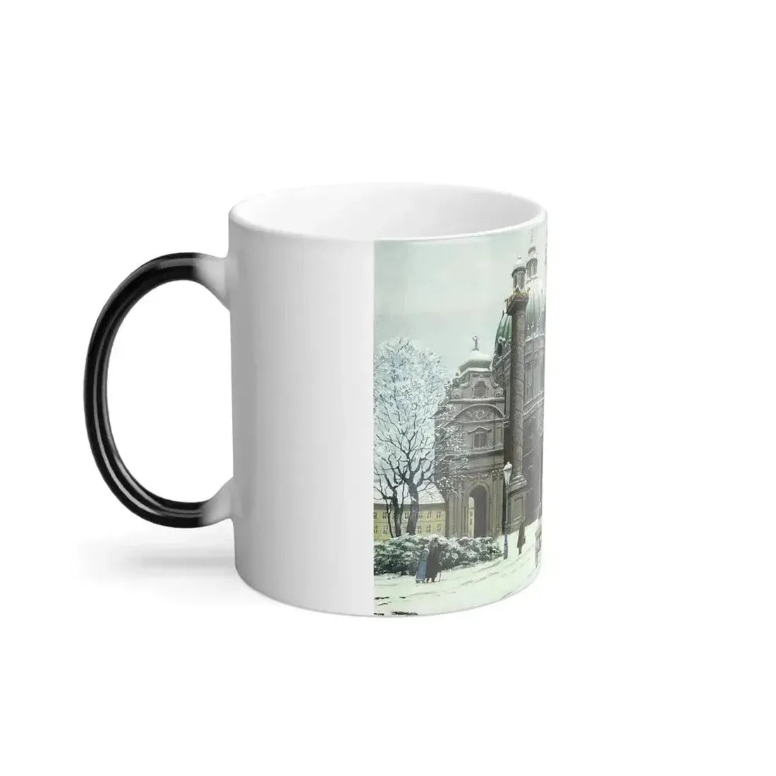 Adolf Hitler (1889-1945) St Charles's Church Vienna - Color Changing Mug 11oz - Go Mug Yourself