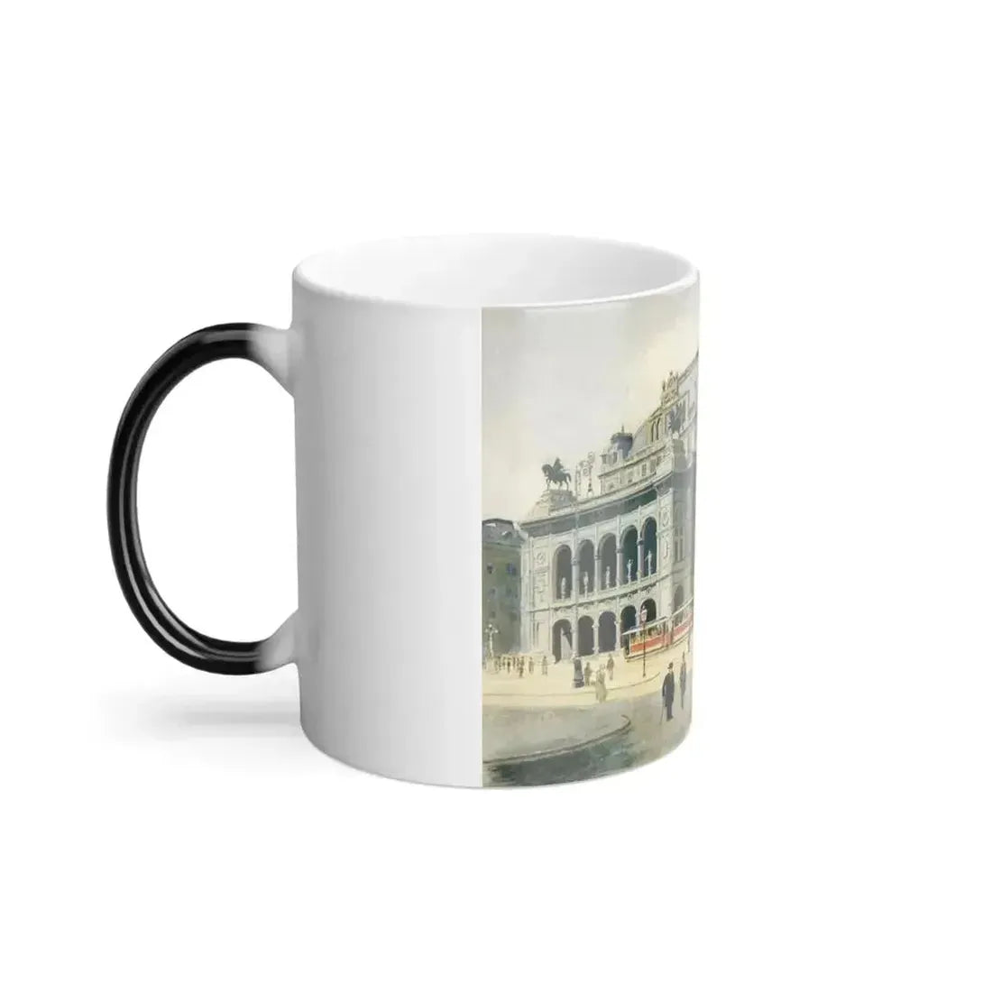 Adolf Hitler (1889-1945) Wiener Staatsoper - 1912 - Color Changing Mug 11oz - Go Mug Yourself