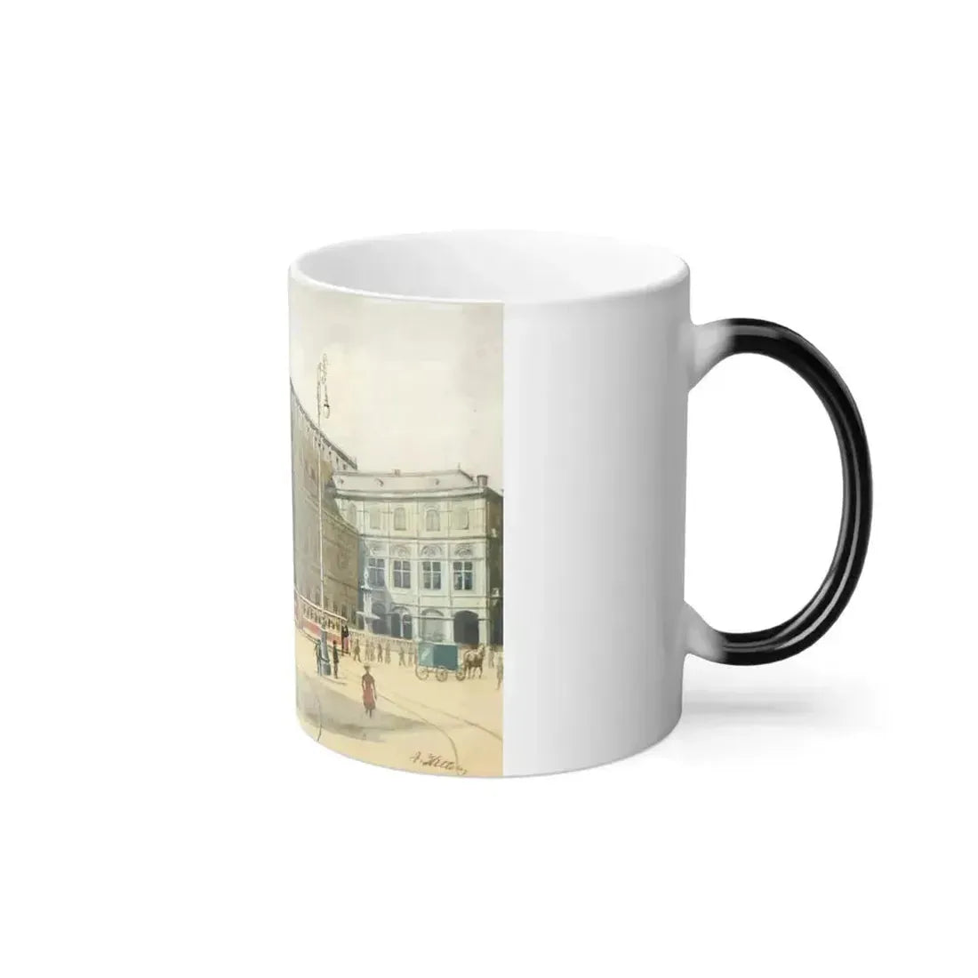 Adolf Hitler (1889-1945) Wiener Staatsoper - 1912 - Color Changing Mug 11oz - Go Mug Yourself