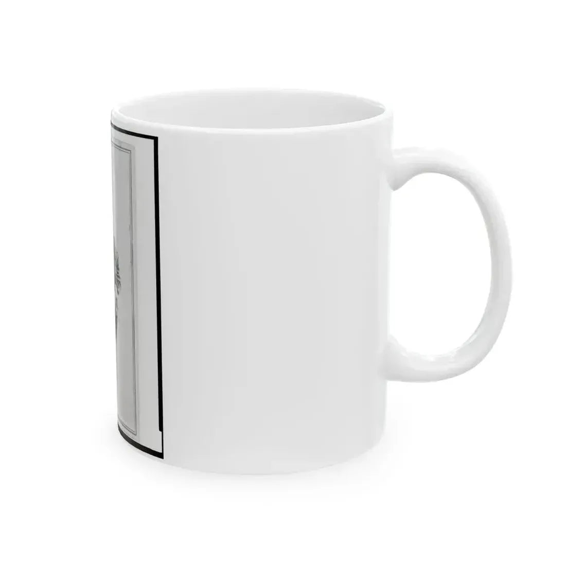 Adolph Metzner, Union Officer In The 32nd Indiana Regiment, Full-Length Portrait, Standing, Facing Front (U.S. Civil War) White Coffee Mug - Go Mug Yourself