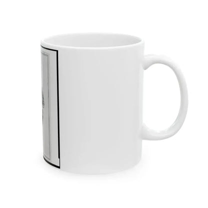 Adolph Metzner, Union Officer In The 32nd Indiana Regiment, Full-Length Portrait, Standing, Facing Front (U.S. Civil War) White Coffee Mug - Go Mug Yourself