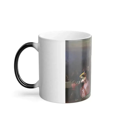 Adrian Markovich Volkov (1827-1873) The Interrupted Betrothal - Color Changing Mug 11oz - Go Mug Yourself