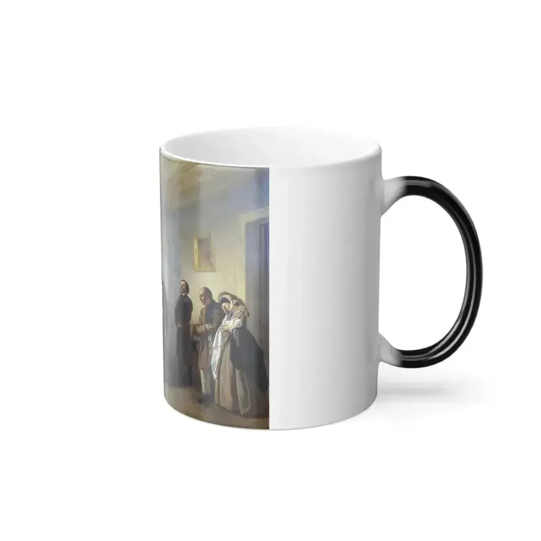 Adrian Markovich Volkov (1827-1873) The Interrupted Betrothal - Color Changing Mug 11oz - Go Mug Yourself