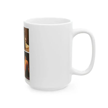 Adrienne Barbeau #01 - Nude Pictorial (Vintage Female Icon) White Coffee Mug - Go Mug Yourself