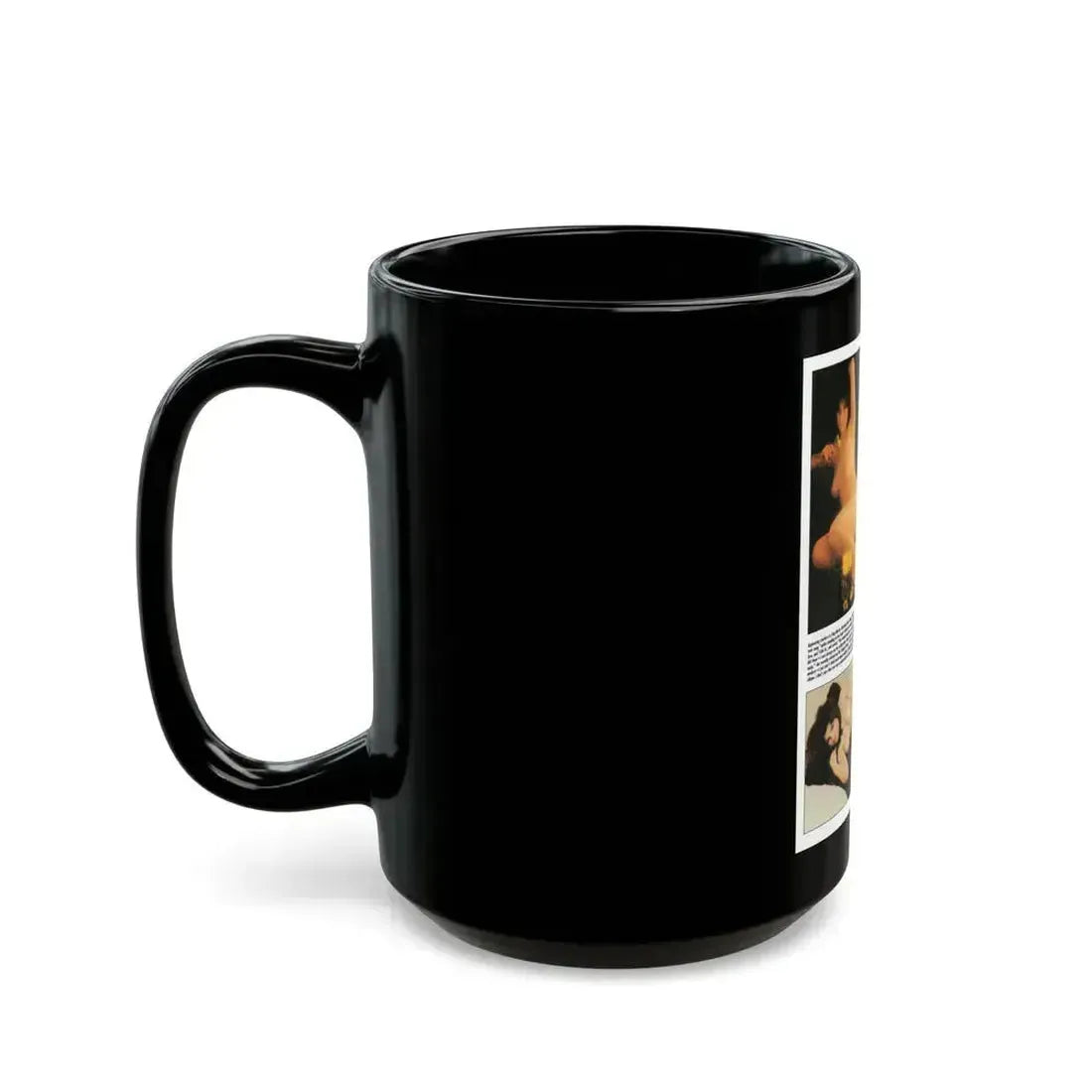 Adrienne Barbeau #02 - Nude Pictorial (Vintage Female Icon) Black Coffee Mug - Go Mug Yourself