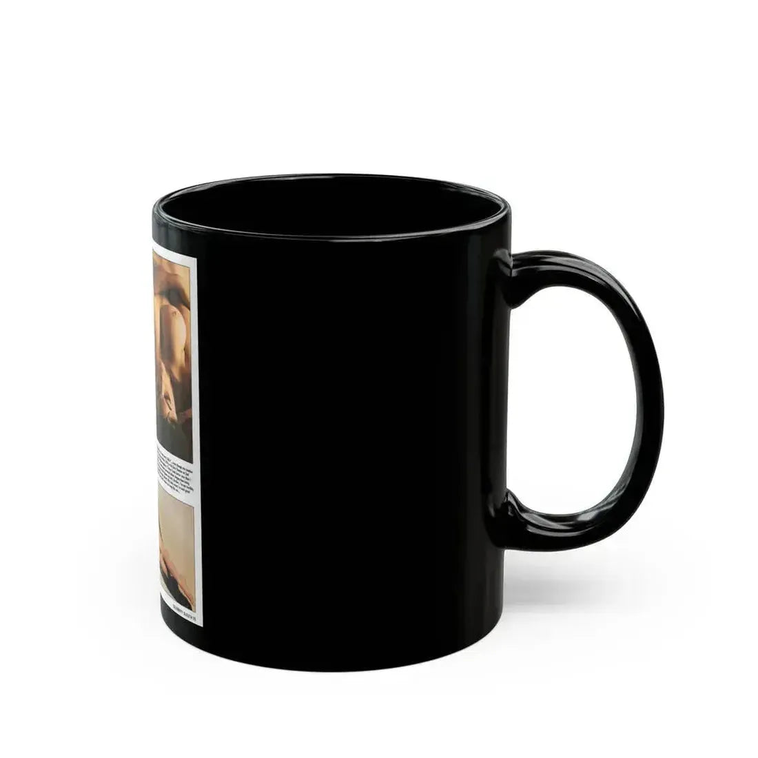 Adrienne Barbeau #02 - Nude Pictorial (Vintage Female Icon) Black Coffee Mug - Go Mug Yourself