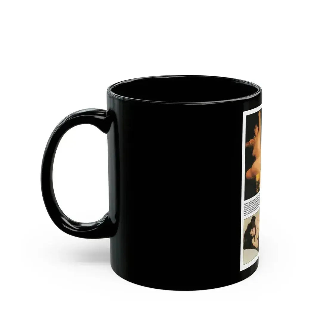Adrienne Barbeau #02 - Nude Pictorial (Vintage Female Icon) Black Coffee Mug - Go Mug Yourself
