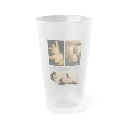 Adrienne Barbeau #02 - Nude Pictorial (Vintage Female Icon) Frosted Pint Glass 16oz 16oz Frosted - Go Mug Yourself
