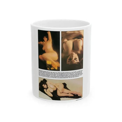 Adrienne Barbeau #02 - Nude Pictorial (Vintage Female Icon) White Coffee Mug 11oz - Go Mug Yourself