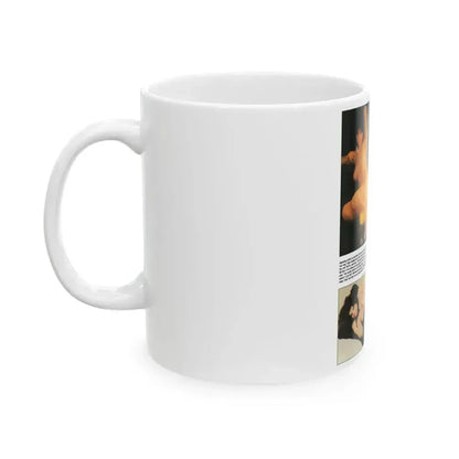 Adrienne Barbeau #02 - Nude Pictorial (Vintage Female Icon) White Coffee Mug - Go Mug Yourself