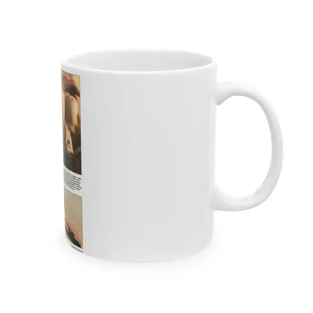 Adrienne Barbeau #02 - Nude Pictorial (Vintage Female Icon) White Coffee Mug - Go Mug Yourself