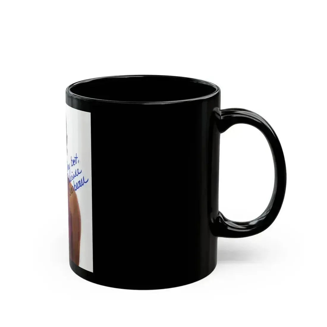 Adrienne Barbeau #07 (Vintage Female Icon) Black Coffee Mug - Go Mug Yourself