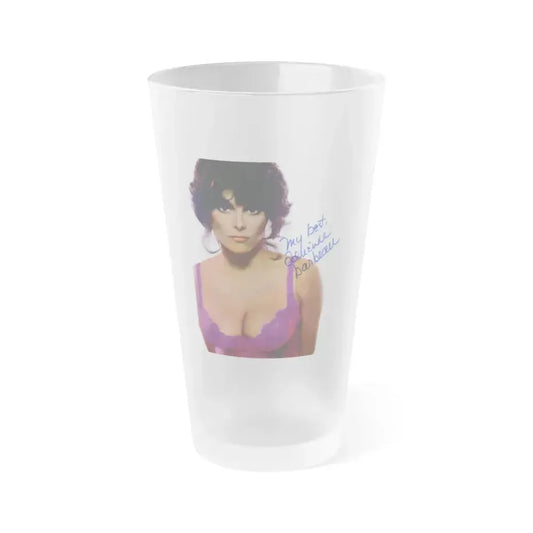 Adrienne Barbeau #07 (Vintage Female Icon) Frosted Pint Glass 16oz 16oz Frosted - Go Mug Yourself