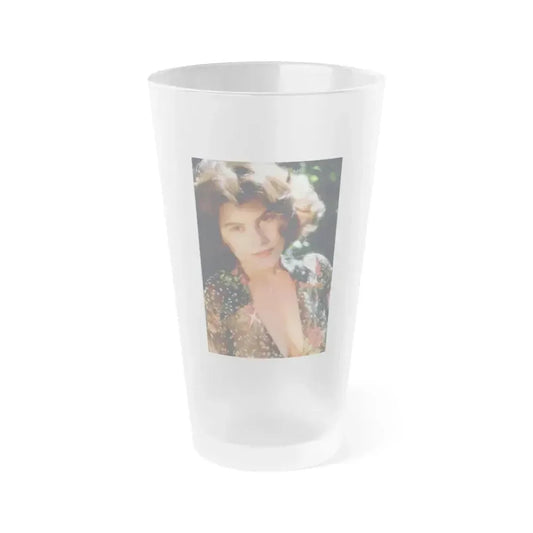Adrienne Barbeau #13 (Vintage Female Icon) Frosted Pint Glass 16oz 16oz Frosted - Go Mug Yourself