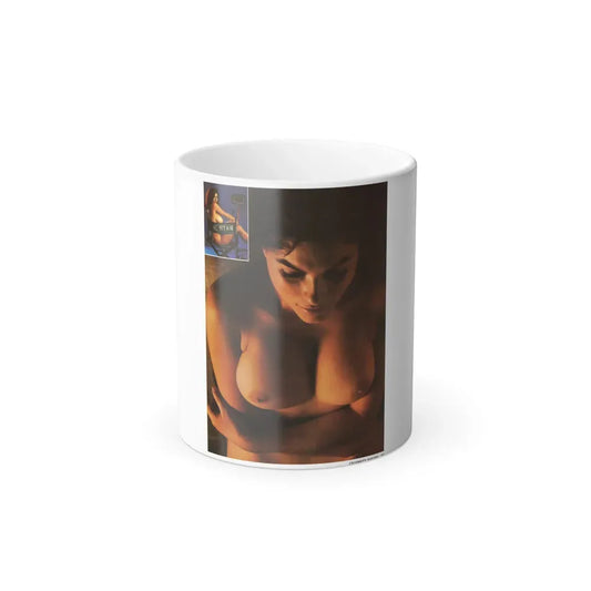 Adrienne Barbeau #18 - Topless (Vintage Female Icon) Color Changing Coffee Mug 11oz - Go Mug Yourself