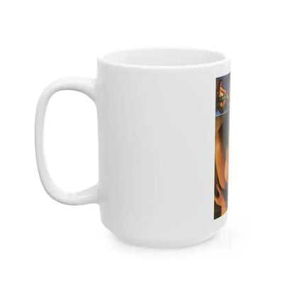 Adrienne Barbeau #18 - Topless (Vintage Female Icon) White Coffee Mug - Go Mug Yourself